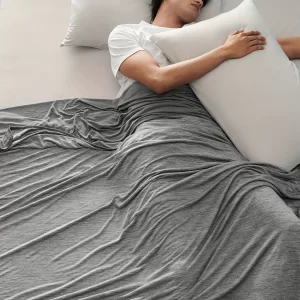 A 150*200cm Lightweight, Ultra-Soft, Cool-Feeling Summer Blanket Made of Imitation Nylon, Double-Sided Cooling Effect Nap Blanket, Suitable for Hot Sleepers Who Suffer from Night Sweats, Breathable, Maintains Coolness for a Long Time, Solid Color, Easy to Care For, Breathable, the Best Gift Idea, Suitable for Office, Outdoor, and Home Use