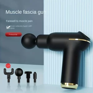Kh580 Hot Compress 3-Speed Fascia Gun Muscle Massager for Men Professional Relaxation Myofascial Electric Mini Massager